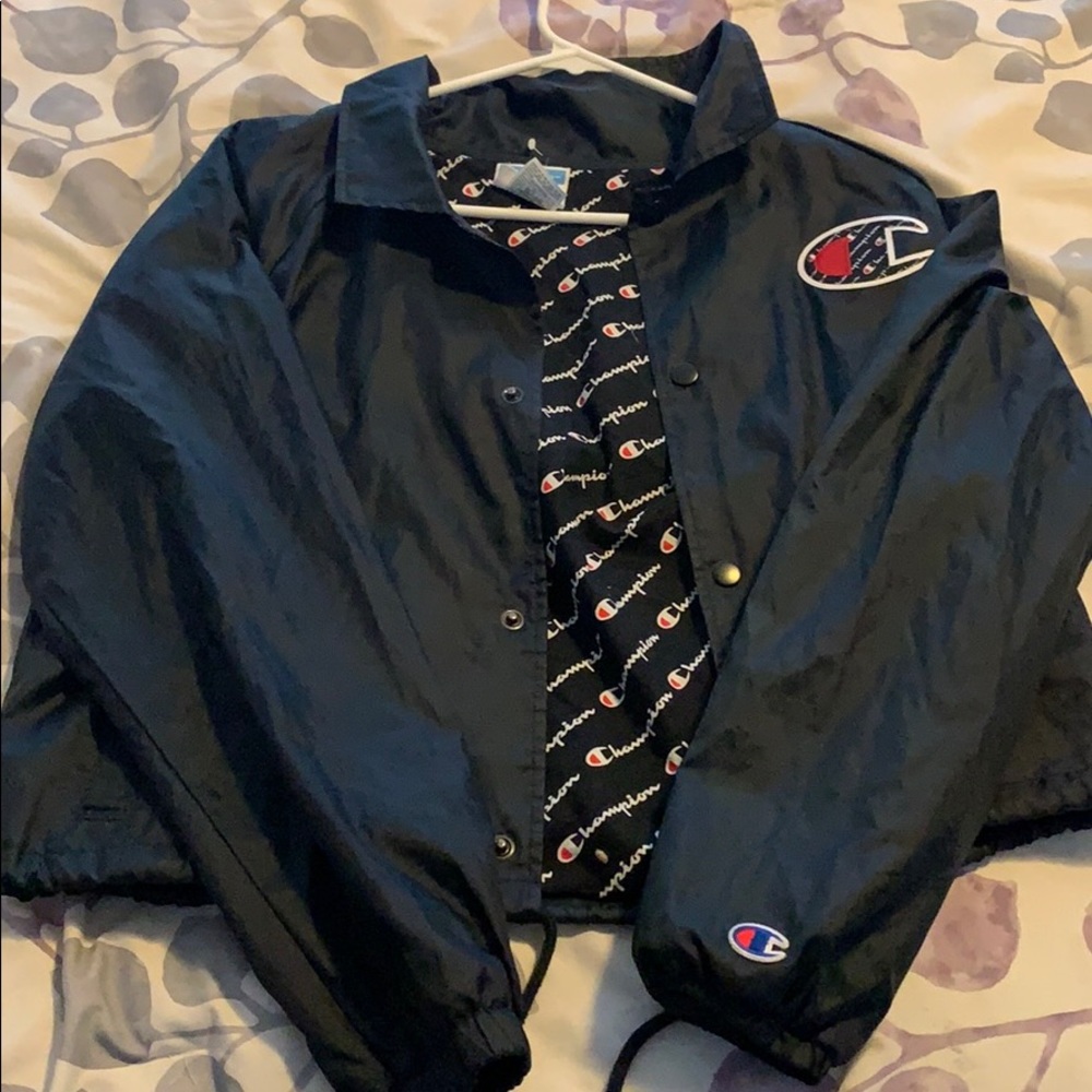 Gently used champion windbreaker